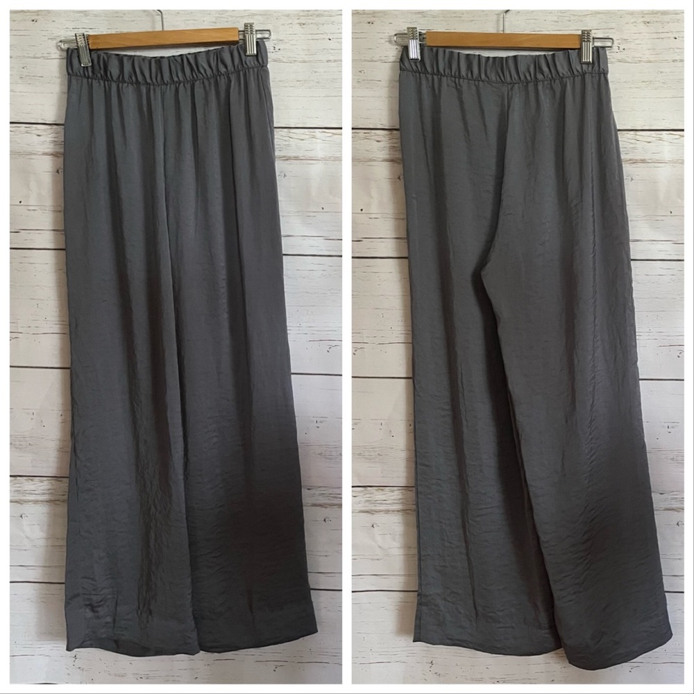 Gray Wide Leg Pants